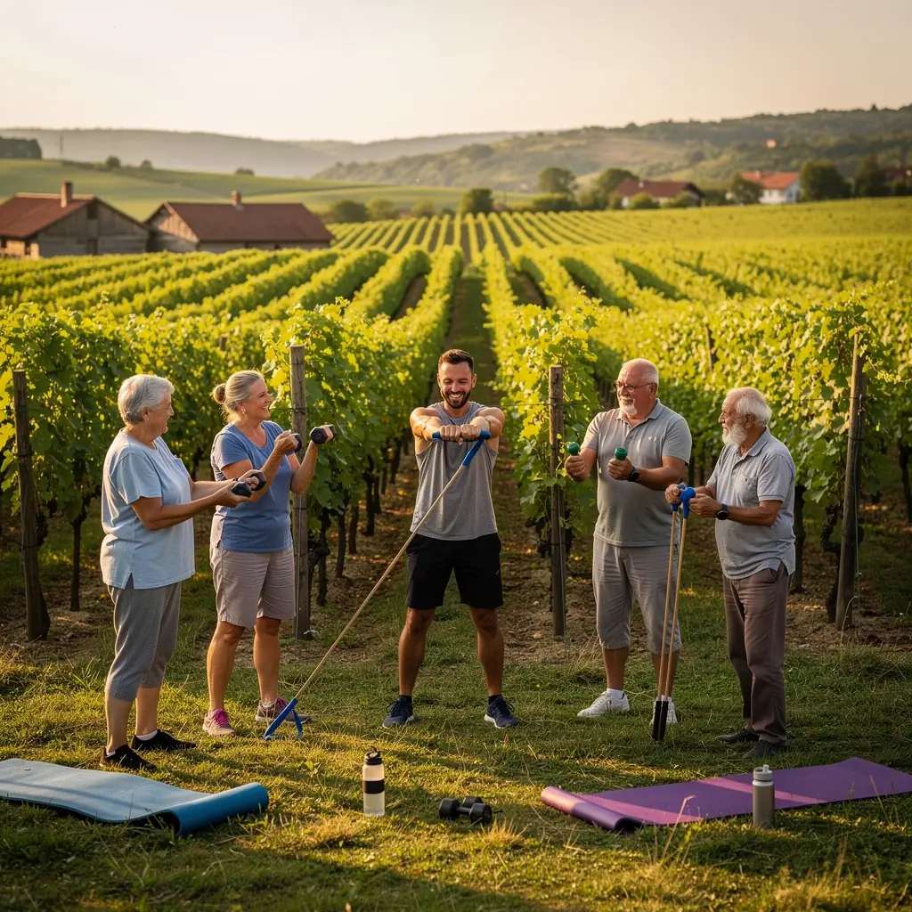 Фитнес инструктор, който демонстрира безопасни упражнения за ставите.